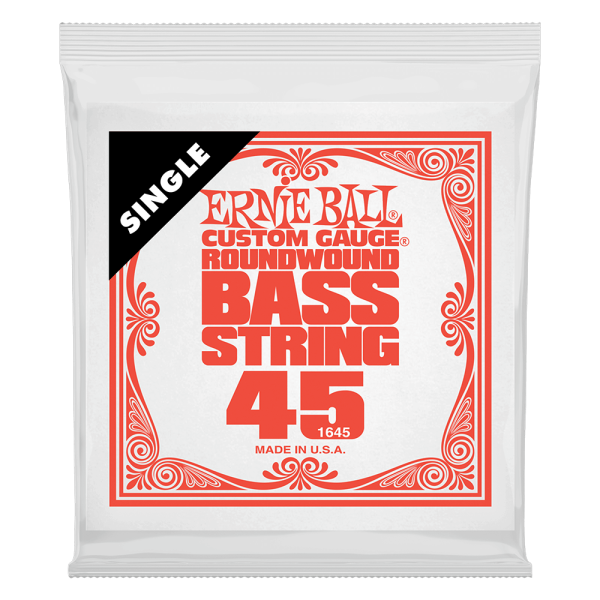 Ernie Ball Single Nickel Roundwound Bass String - 0.045