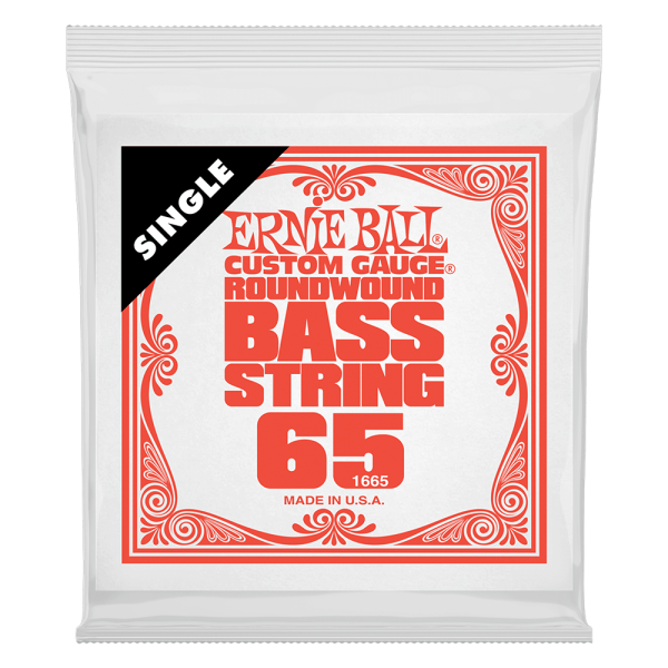 Ernie Ball Single Nickel Roundwound Bass String - 0.065