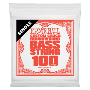 Ernie Ball Single Nickel Roundwound Bass String - 0.100