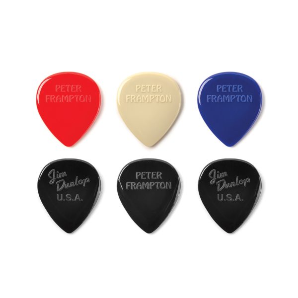 Dunlop Peter Frampton Vintage Jazz Teardrop 2.08mm - Player Pack - Image 3