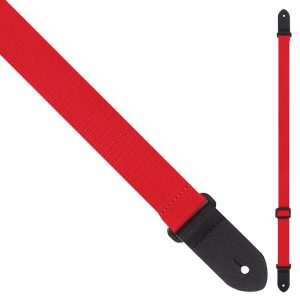 Perris Woven Ukulele/Jnr Guitar Strap - Red - PNWS152095