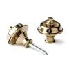 Dunlop Straplock Set - Dual Design - Brass - 1032BR