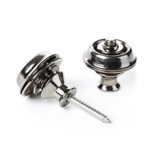 Dunlop Straplock Set - Dual Design - Black Nickel - 1036BN