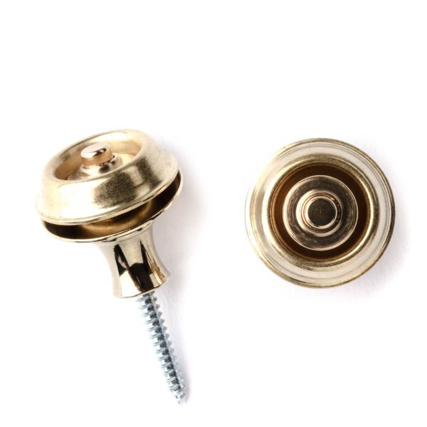 Dunlop Straplock Set - Original - Brass - 1102BR - Image 2