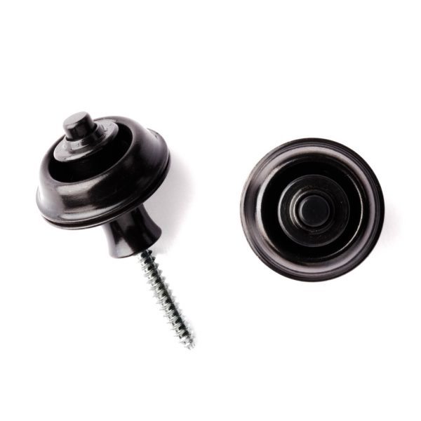 Dunlop Straplock Set - Original - Black - 1103BK - Image 2