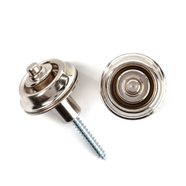 Dunlop Straplock Set - Flush Design - Nickel - 1401N - Image 2