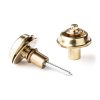 Dunlop Straplock Set - Flush Design - Brass - 1402BR
