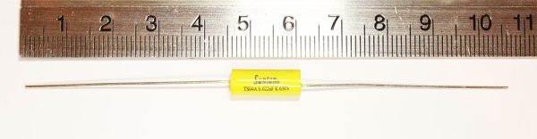 Axial Polyester Capacitor - 0.022uf - Image 2