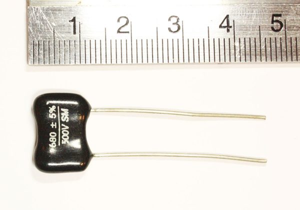 Silver Mica Capacitor - 680pf - Image 2