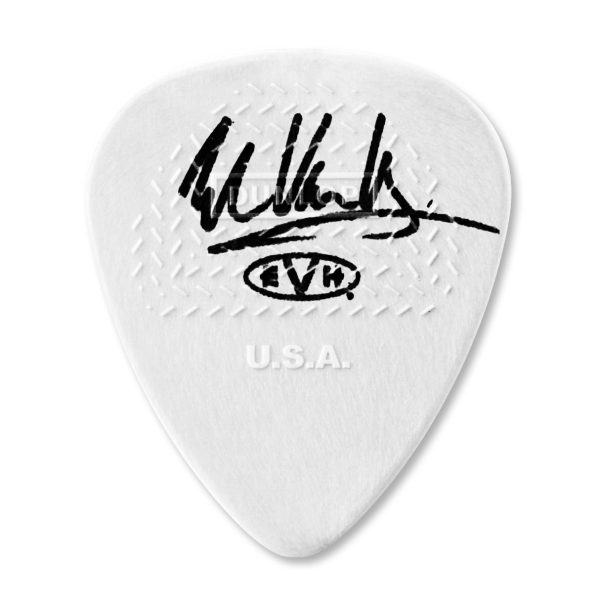 Dunlop EVH 03 VHI White With Black Stripes Max Grip 0.60mm - Image 2