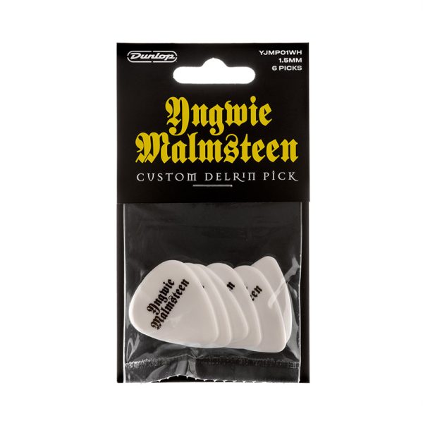 Dunlop Yngwie Malmsteen White Delrin 1.50mm - Player Pack