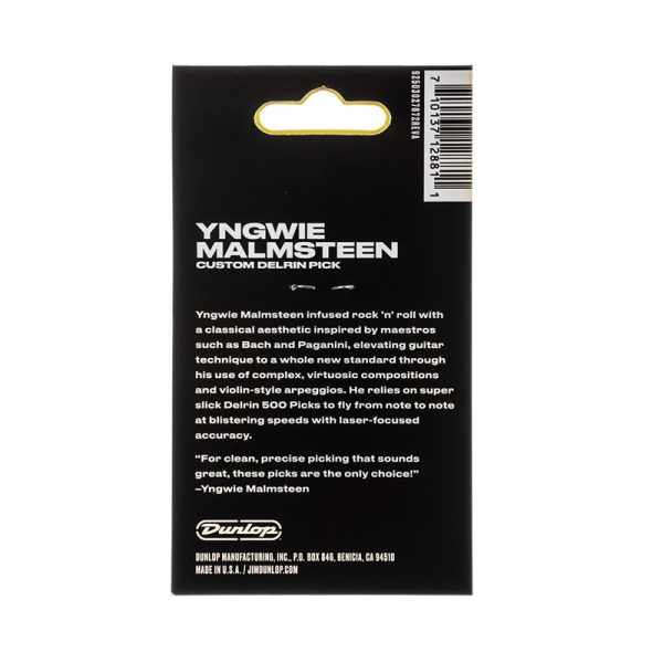 Dunlop Yngwie Malmsteen Red Delrin 2.00mm - Player Pack - Image 2