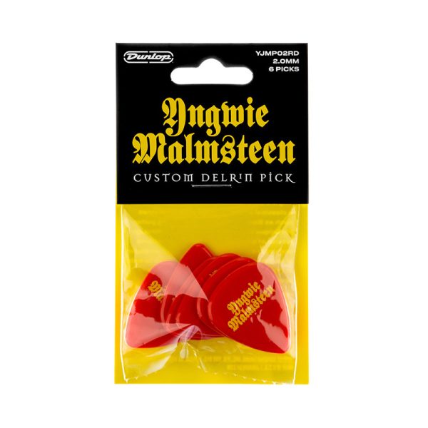 Dunlop Yngwie Malmsteen Red Delrin 2.00mm - Player Pack