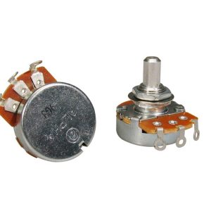 Alpha Pot A39 - 1m - Solid Shaft - Short .250 Inch - 3/8 Inch Diameter - Audio