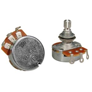 Alpha Pot A43 - 500k - Standard Length 10mm - M8 0.75mm Thread - Audio