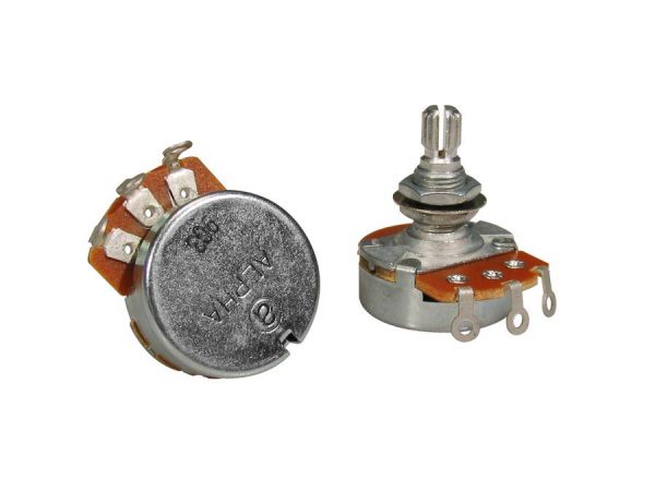 Alpha Pot A43 - 500k - Standard Length 10mm - M8 0.75mm Thread - Audio