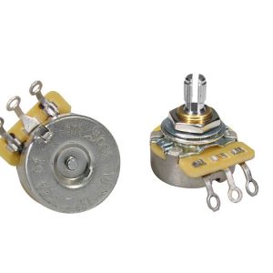 CTS USA A61 - 500k - Short Length .250 Inch - 3/8 Inch Diameter - Split Shaft - Dished Back - Audio