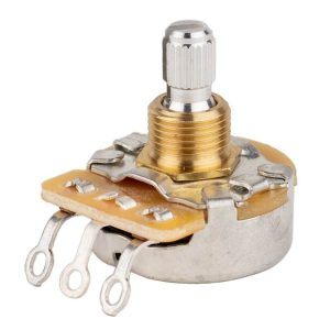 CTS USA A66 - 250k - No Load Vintage Taper - Short Length .250 Inch - 3/8 Inch Diameter - Split Shaft - Audio