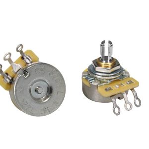 CTS USA B62 - 500k - Short Length .250 Inch - 3/8 Inch Diameter - Split Shaft - Dished Back - Tone