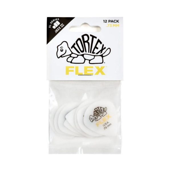 Dunlop Tortex Flex Jazz XL 0.73mm Yellow - Player Pack