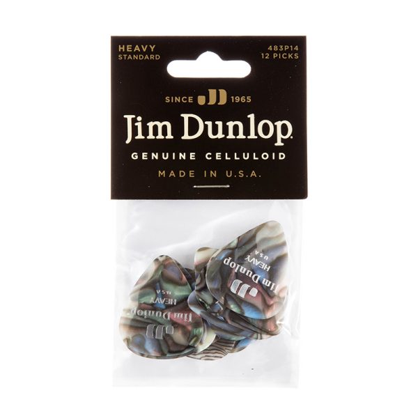 Dunlop Celluloid Classics Standard Abalone Heavy - Player Pack