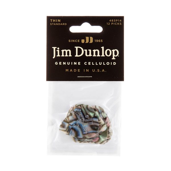 Dunlop Celluloid Classics Standard Abalone Thin - Player Pack