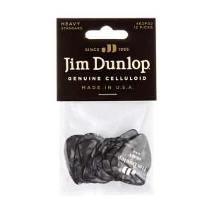 Dunlop Celluloid Classics Standard Black Pearl Heavy - Player Pack