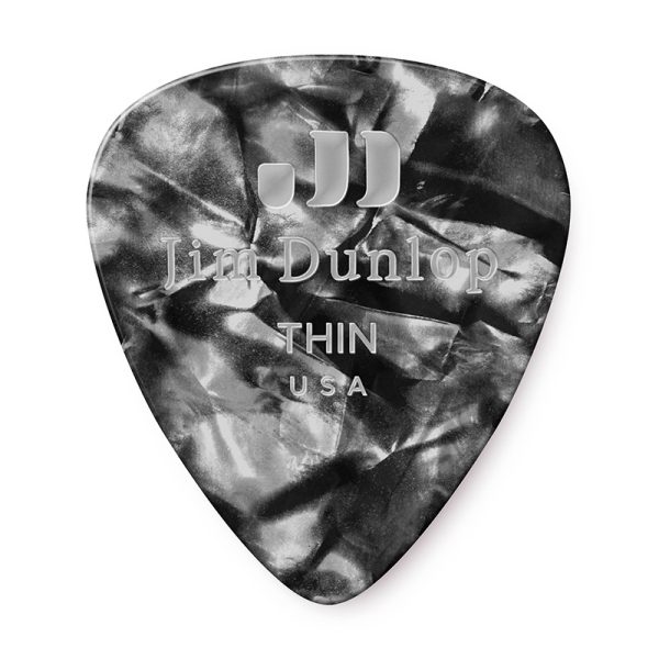 Dunlop Celluloid Classics Standard Black Pearl Thin