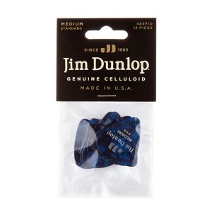 Dunlop Celluloid Classics Standard Blue Pearl Medium - Player Pack