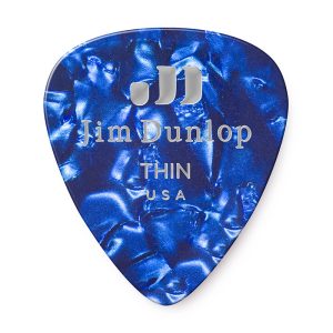 Dunlop Celluloid Classics Standard Blue Pearl Thin