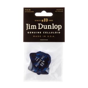 Dunlop Celluloid Classics Standard Blue Pearl Thin - Player Pack