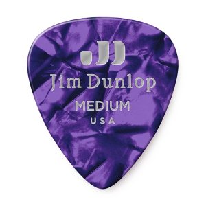 Dunlop Celluloid Classics Standard Purple Pearl Medium