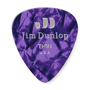 Dunlop Celluloid Classics Standard Purple Pearl Thin