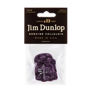 Dunlop Celluloid Classics Standard Purple Pearl Thin - Player Pack