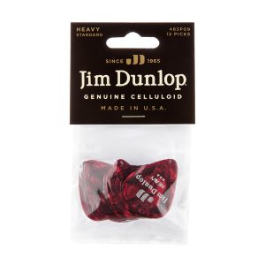 Dunlop Celluloid Classics Standard Red Pearl Heavy - Player Pack