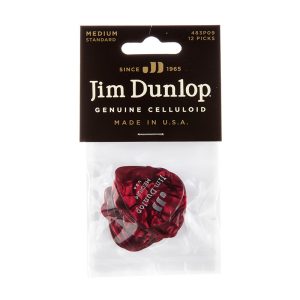 Dunlop Celluloid Classics Standard Red Pearl Medium - Player Pack