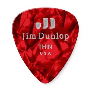 Dunlop Celluloid Classics Standard Red Pearl Thin