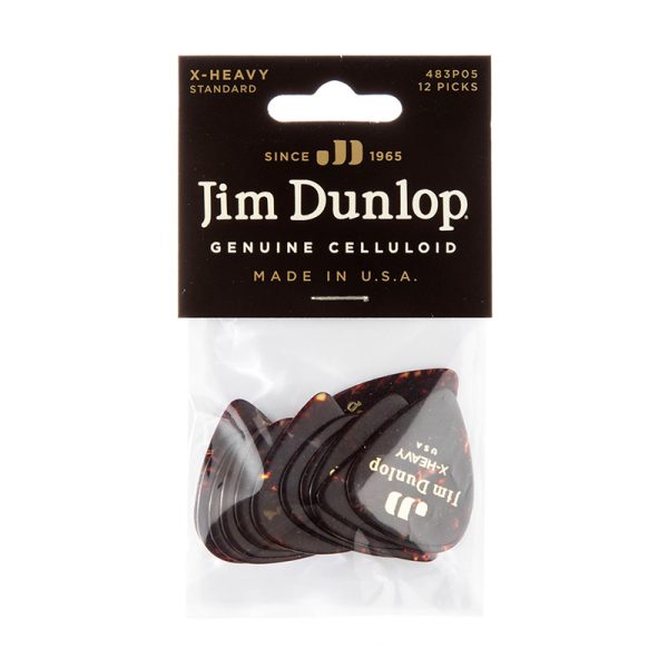 Dunlop Celluloid Classics Standard Shell Extra Heavy - Player Pack