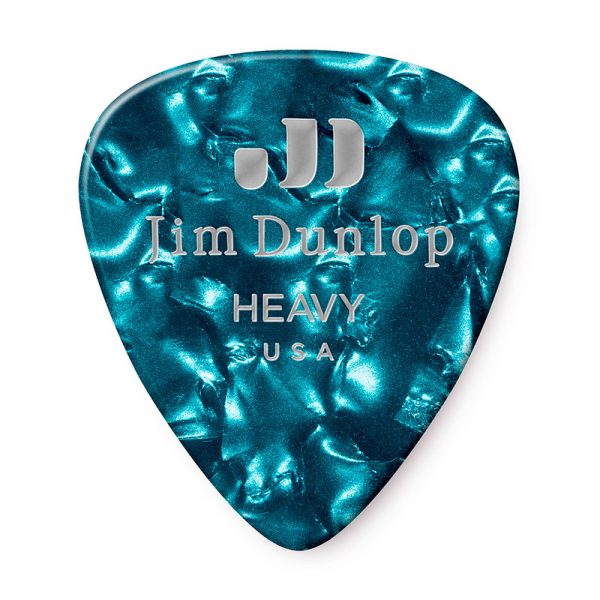 Dunlop Celluloid Classics Standard Turquoise Pearl Heavy
