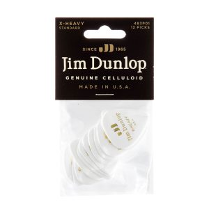 Dunlop Celluloid Classics Standard White Extra Heavy - Player Pack