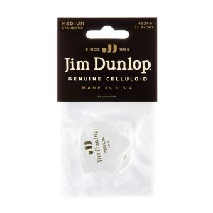 Dunlop Celluloid Classics Standard White Medium - Player Pack