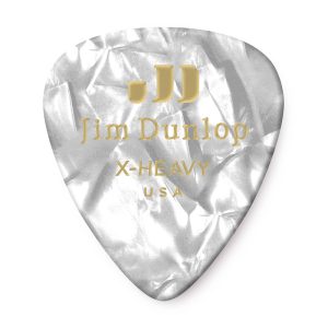 Dunlop Celluloid Classics Standard White Pearl Extra Heavy