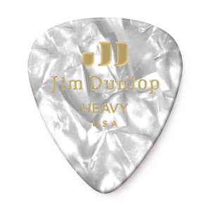 Dunlop Celluloid Classics Standard White Pearl Heavy