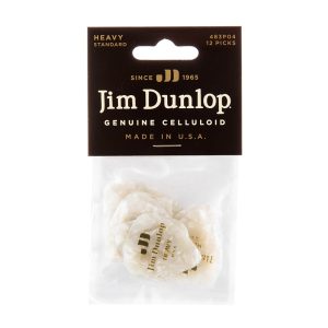 Dunlop Celluloid Classics Standard White Pearl Heavy - Player Pack