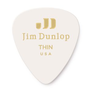 Dunlop Celluloid Classics Standard White Thin