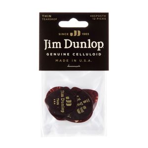 Dunlop Celluloid Tear Drop Shell Thin - Player Pack