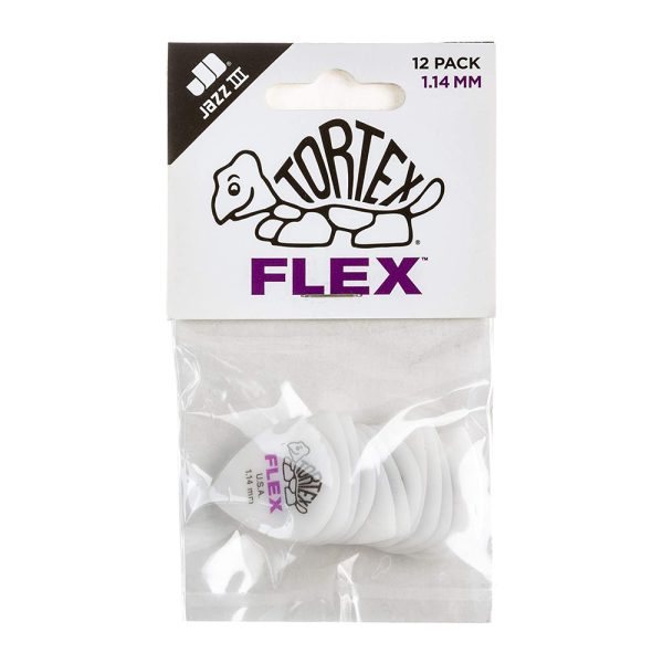 Dunlop Tortex Flex Jazz 1.14mm Purple - Player Pack