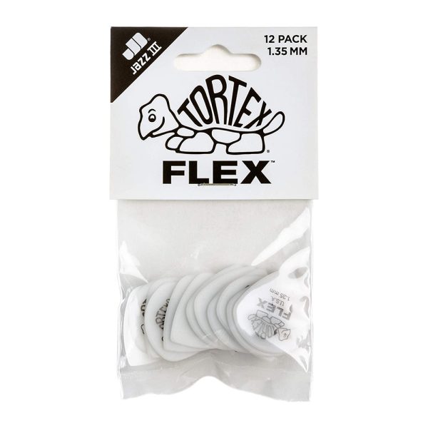 Dunlop Tortex Flex Jazz 1.35mm Black - Player Pack
