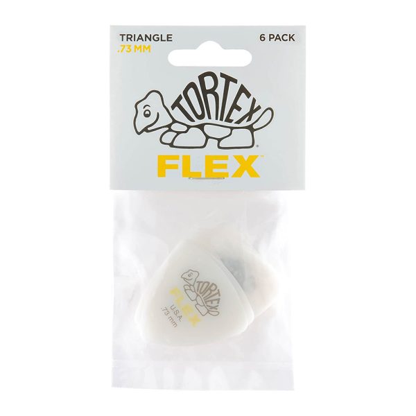 Dunlop Tortex Flex Triangle 0.73mm - Player Pack