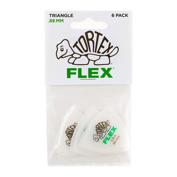 Dunlop Tortex Flex Triangle 0.88mm - Player Pack